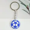 Llaveros creativos de PVC, accesorios temáticos deportivos, adornos en forma de pelota y dijes para mochila - pequeños regalos de goma blanda, disponibles para venta al por mayor