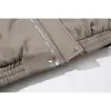 Ropa de Abrigo de Algodón de Invierno Magmans Cuello de Piel Desmontable Chaqueta de Trabajo Retro Silueta Holgada para Hombre Ropa de Abrigo de Algodón My9358