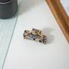 Joyería de Acetato Pinza para el Cabello con Estampado de Leopardo de Acetato Coreano Pasador Pequeño Retro Francés Pinza de Tiburón Elegante para la Parte Posterior de la Cabeza Accesorio