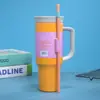 Nueva Taza para Coche de 40 oz Taza con Aislamiento al Vacío de Acero Inoxidable 304 Taza de Agua para Deportes al Aire Libre Taza Portátil con Popote