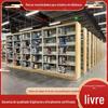 Fábrica de estantes para livros, estante de arquivo, atacado, escola, sala de leitura, estudante, aço, madeira, estante dupla face, biblioteca, estante de aço