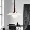 Lámpara Colgante de Vidrio Ph3 Bauhaus de Diseñador Danés para Dormitorio, Estilo Nórdico, Lámpara UFO de Hotel de Moda, Lámpara Colgante Decorativa de Lujo