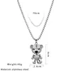 Collar de Acero de Titanio con Tigre para Actividad Hip-Hop para Hombre Cadena de Suéter Moderna Punk para Pareja Cadena de Suéter para Mujer Accesorios del Año del Tigre