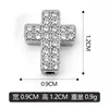 Colgante Exquisito de Cruz con Doble Agujero para DIY Collar Pulsera Dijes Accesorios de Joyería Venta Directa de Fábrica Lote Mixto Transfronterizo