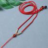 Collar de alta gama cuerda ágata cuentas superiores encaje dorado hecho a mano cordón colgante de plata accesorios de joyería de jade productos de origen