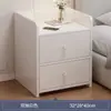 Mesitas de noche cuidadosamente seleccionadas, Estantes pequeños de almacenamiento simples y modernos para mesita de noche de dormitorio, Armarios de almacenamiento para casas de alquiler