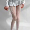 Meias-calças de Renda Jacquard estilo Francês, Leggings de Menina Quente do Milênio, Meias de Perna Mature Vazadas, Estilo Fino de Verão