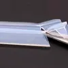 Tira de Vedação Impermeável para Porta de Vidro de Banheiro Tira Retentora de Água para Box de Banheiro Tira de Borracha à Prova de Vento para Fresta de Banheiro Janela de Varanda Sem Moldura