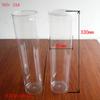 Los fabricantes suministran botella recta de plástico transparente serie de 8 cm de calibre botella de plástico portátil botella de almacenamiento descuento por cantidad