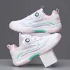 Zapatos profesionales de bádminton para niños, zapatos de tenis de mesa para jóvenes, zapatillas de tenis para niños y niñas con hebilla giratoria, zapatillas de entrenamiento para niños mayores