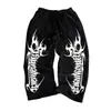 Pantalones casuales de moda hip-hop de alta calle transfronterizos de AliExpress para hombre, ajuste holgado de verano, estilo de pierna recta de nicho, en stock, pantalones largos versátiles