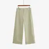 Pantalones Rectos de Cintura Alta para Mujer Tallas Grandes, Pantalones Acortados de Pierna Ancha, Otoño 2026, Pantalones Casuales Sueltos Versátiles para Mujeres Tallas Grandes, Nk1399