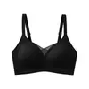 Base líquida sin rastro ropa interior mujer soporte suave realzar recoger recoger pechos laterales prevenir flacidez delgado cómodo sujetador sujetador transpirable