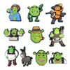 52 juegos de nuevo traje de animación de dibujos animados zapatos con agujeros zapatos hebilla de zapato de flor hebilla de suela de PVC zapatos con agujeros accesorios DIY