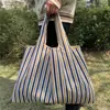 2025 Nueva Bolsa de Compras Plegable Tela Floral Portátil Poliéster Tote Bolsa de Almacenamiento Gran Capacidad Bolsa para la Compra del Supermercado Venta al por Mayor