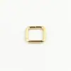 Accesorios de hardware para equipaje, bolso negro, pistola, dorado claro y plateado, anillo de hierro, hebilla cuadrada, anillo de conexión, hebilla cuadrada, bobina cuadrada