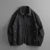 Chaqueta de solapa tie-dye estilo americano 2026 para hombre, corte holgado, patchwork casual para primavera y otoño, nueva chaqueta de trabajo juvenil de moda
