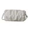 Bolsos de Alta Gama para Mujer 2025 Nuevo Bolso Bandolera de Moda Textura Plegada Bolso de Hombro Único Cruzado Color Puro Bolso Cuadrado Pequeño