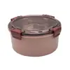 Lonchera Térmica Estudiante Femenina Estilo Coreano Linda Lonchera Trabajador de Oficina Caja Bento con Tapa y Cuchara Caja Simple de Acero Inoxidable Portátil