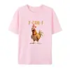 Transfronterizo Aliexpress Amazon Transfronterizo Europeo y Americano Fcawf Estampado de Águila Moda Holgada Casual Manga Corta Cuello Redondo Camiseta