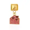 Pulsera Colgante Collar Serie Banderas Nacionales Transfronterizas Módulo Estilo Italiano Corazón Zodiaco Collar Anillo Pulsera