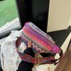 Estilo Étnico Estilo Vacacional Correa Ancha para el Hombro Bolso para el Pecho 2024 Primavera y Verano Nuevo Bolso de Cintura Hombro Único Cruzado Personalizado Popular Bolso para Mujer de Moda