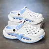 Zapatos con Agujeros para Hombre Verano Nuevo Estilo Suela Gruesa Elevadores Antideslizantes Deportes al Aire Libre Transpirables Chanclas de Playa para Hombre