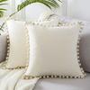 Cojín Decorativo de Terciopelo Holandés en Forma de Bola Nordic Lujo Ligero Sala de Estar Sofá Funda de Cojín Almohada Lumbar Cabecera de Cama 45X45Cm