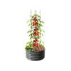 Traje de Plantación con Ranura de Hierro Forjado Zhixiao Caja de Hierro Forjado para Flores de Exterior Maceta de Hierro Forjado Separador de Ranura para Flores de Balcón Estante para Flores Transfronterizo