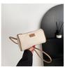 Bolso de mujer de moda 2024, elegante, sencillo e informal, bandolera cilíndrica estilo retro europeo y americano.