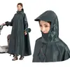 Capa de chuva customizada para patinete elétrico, capa de chuva de corpo inteiro integrada para motocicleta, equipamento de chuva espessado para chuva forte, poncho de chuva espessado para patinete elétrico