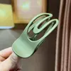 2025 Estilo Coreano Fresco y Dulce Elemento Animal Clip de Pato Pulido Grande para Fijar el Cabello en la Parte Posterior de la Cabeza Pasador Accesorio para el Cabello