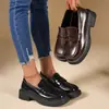 Colección de verano 2026: Mocasines de cuero de suela blanda, estilo británico, talla grande, para mujer, perfectos para primavera, casuales y versátiles, estilo fácil de poner