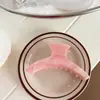 Pinza para el Cabello de Acetato Rosa Degradado Estilo Hada Coreano, Suave, con Textura Degradada Transparente, Pinza de Tiburón Grande, Disponible en Dos Combinaciones de Color