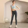 Conjunto de Roupa Novo para Pilates e Yoga 2026 para Mulheres, Popular Online, Corrida, Novo Top de Pilates com Babados para Primavera e Outono