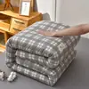 Colcha de Algodón de Xinjiang para Invierno Desmontable y Lavable Colcha para Dormitorio de Otoño e Invierno Núcleo Lavado de Algodón Engrosada Cálida Colcha para Estudiante