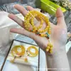 Pulsera Multicadena de Jade de Cuarzo Simple Versátil Unisex Fuente de Transmisión en Vivo Mayorista Pulsera de Juego Cultural China Nueva