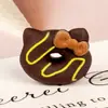 Donut de lazo accesorios para teléfono móvil de resina accesorios para el cabello pasador caja de papelería material de bricolaje al por mayor pegamento en crema