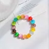 Pulsera y collar de alta calidad con piedras artificiales de ojo de gato en colores primaverales