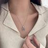 Collar de calabaza de calcedonia de hielo alto de plata esterlina s925 Ruitai joyería de temperamento marea nacional para mujer colgante de calcedonia hielo transparente al por mayor
