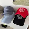 Gorra de Béisbol Suave con Bordado de Letras con Patrón Estilo Ins, Moda Primavera y Verano para Mujer, Gorra de Moda Estilo Coreano para Hombres y Mujeres, Versátil