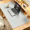 Alfombrilla de Escritorio para Computadora de Cuero Anti-quemaduras Resistente a Altas Temperaturas Mantel de Mesa de Comedor Alfombrilla de Mesa Impermeable a Prueba de Aceite Alfombrilla Protectora de Escritorio Sin Lavado
