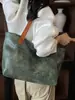 Bolso Tote Retro de Moda Otoño 2026 para Mujer, Bolso de Hombro de Gran Capacidad para el Trabajo, Bolso de Mano de Color Sólido de Alto Valor