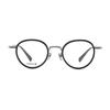 Óculos Danyang Óculos Retro de Titânio Puro Ultra Leve Moda Óculos Simples N-050 Moldura Oval