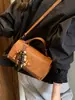 Nuevo Diseño de Nicho Bolso Cuadrado Pequeño Bolso de Hombro Simple de Moda Bolso Cruzado con Candado de Moda Bolso de Mano para Mujer