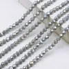 Cuentas de Cristal Tierra de 6 mm Chapadas Color AB 1 Hilo Cuentas de Cristal Dispersas Cuentas de Vidrio Cuentas de Piña Material para Joyería Hecha a Mano Accesorios