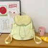 Mini Mochila Color Block Dopamina de Verão para Mulheres Novo Modelo 2025 Estudante Universitário Goiaba Fofa Pequena Bolsa Escolar Mochila Feminina
