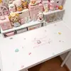 Tapete de Mesa Fofo e Simples de Bolinhas, Toalha de Mesa Estilo Ins, Tapete de Mesa à Prova d'Água e Lavável para Estudantes