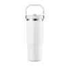 Taza de Coche Portátil de Mismo Modelo Transfronteriza de 30 oz, Taza Aislada de Acero Inoxidable 304, Montaje en Coche, Taza Enfriadora de Hielo con Tapa de Popote para Exteriores