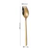 Cuchara para Ensalada de Acero Inoxidable 304 Cuchara Tenedor Creativa Integrada de Doble Propósito Cuchara para Fideos Doméstica Cuchara para Postre Occidental Tenedor para Fruta